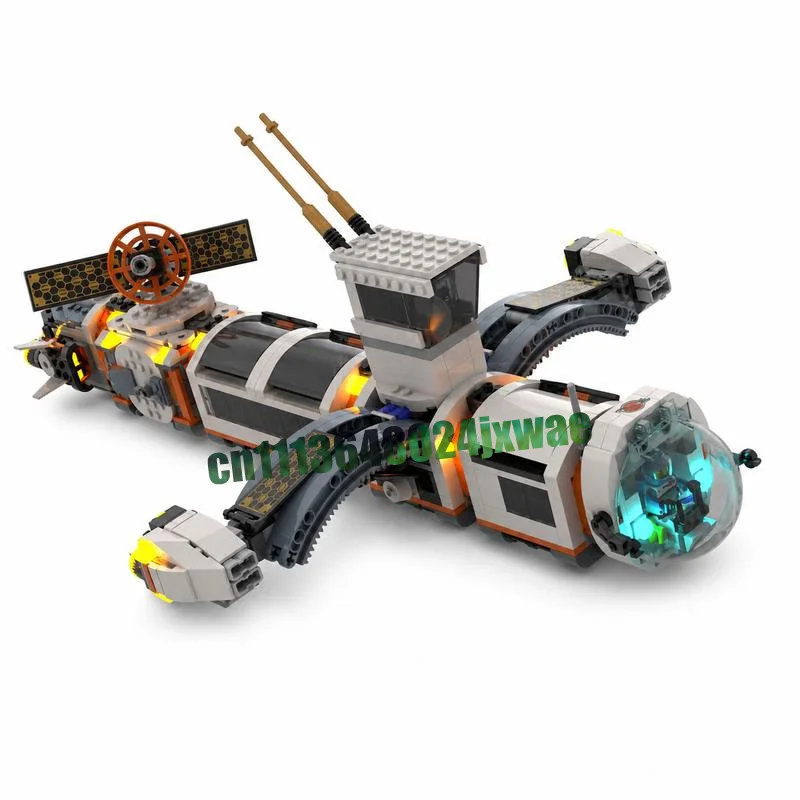 1017PCS Star Cruiser Sci Fi Space Exploration Spaceship MOC Aerospace Vehicle DIY Educational Building Blocks Assembly Toy Gift