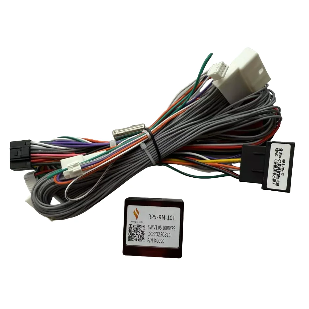 16 Pin For RENAULT Megane 2 Clio 3 Clio3 2004 - 2007 Canbus Android Player Power Cable Audio Adaptor Dash Trim kit Facia Panel