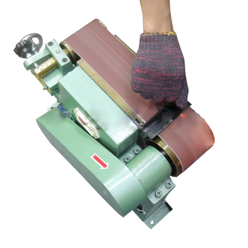 Horizontal Belt Machine 0.75KW Plane Polishing  Machine Desktop Sanding
