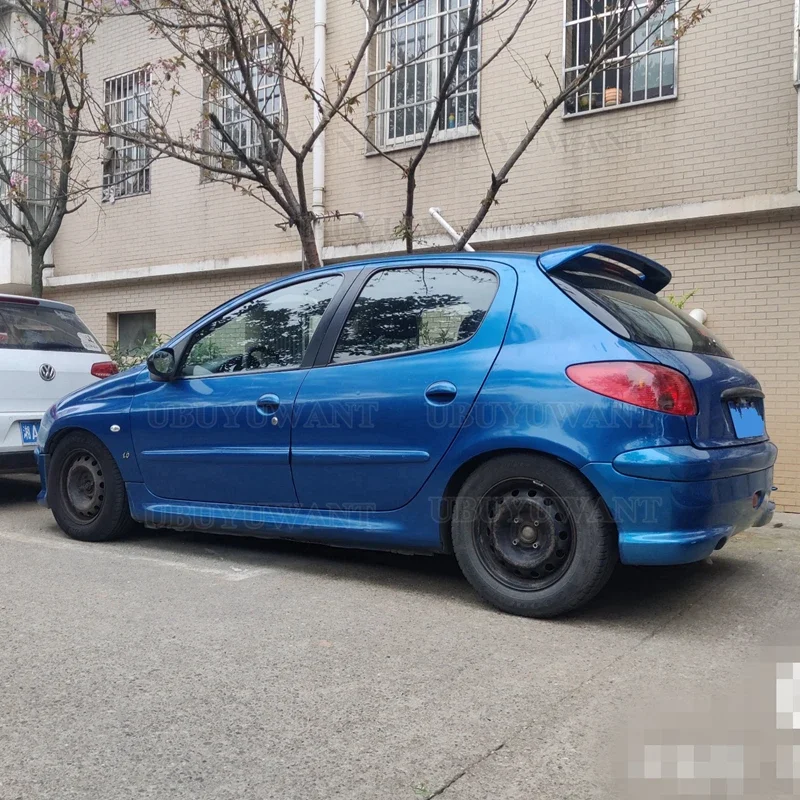 Dla Peugeot 206 Spoiler 2008-2013 Peugeot 206 Spoiler wysokiej jakości ABS materiał tylnego skrzydła tylnego spojlera