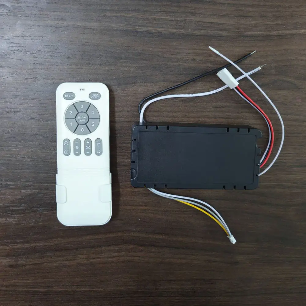 Smart Ceiling Fan Light Remote Control Replacement Kit 6 Speed Dimmable Switch For Invisible Fan Lamp Unit