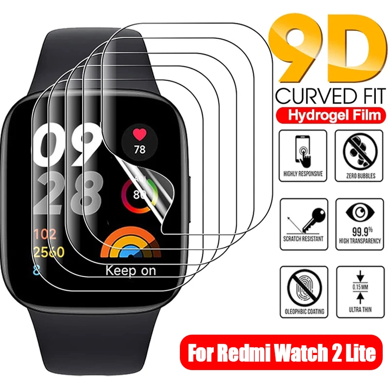 

Для Xiaomi Redmi Watch 2 Lite 3 3Lite мягкая Гидрогелевая пленка из ТПУ умные часы полная изогнутая прозрачная защита экрана не закаленное стекло