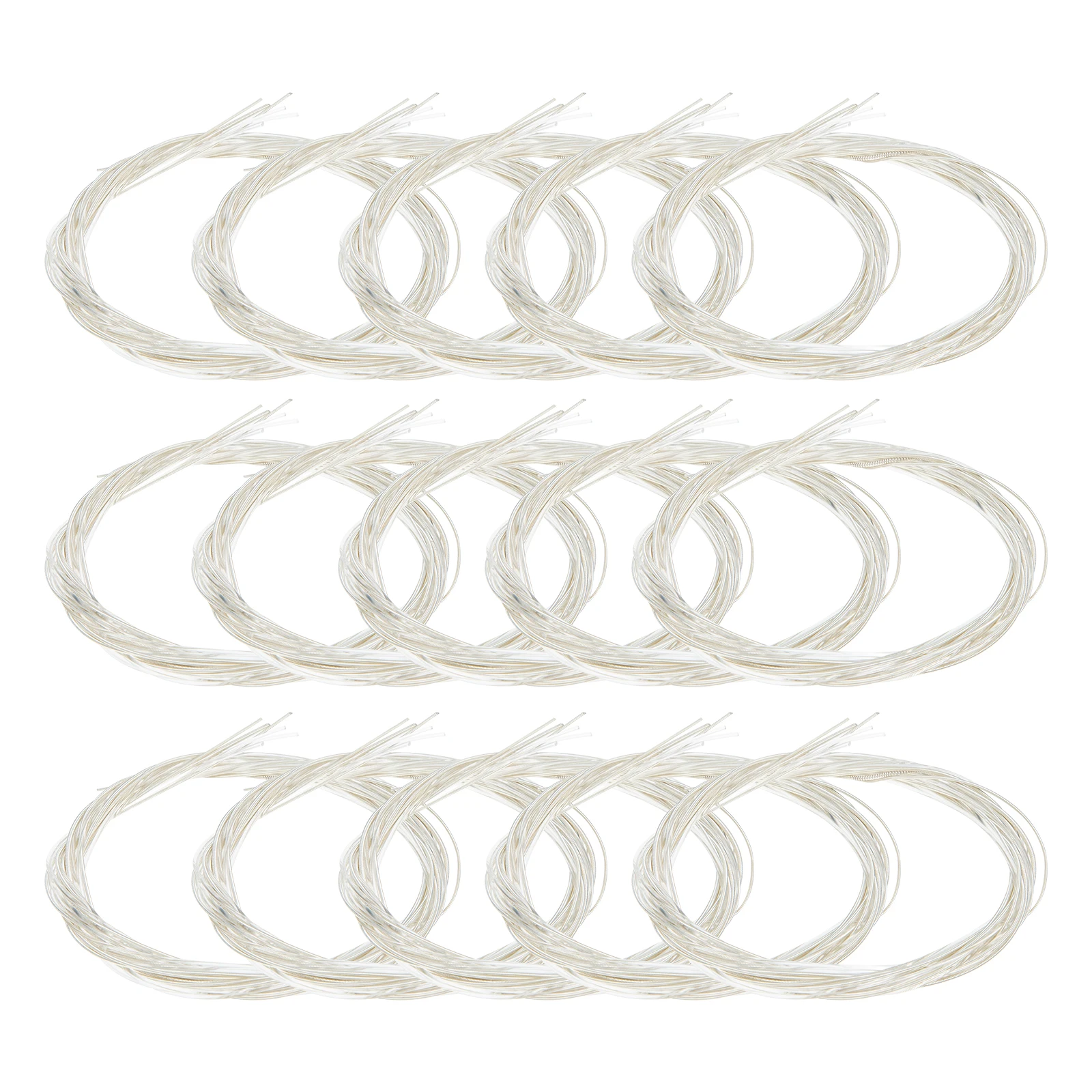 

12pcs Electric Strings Durable Replacement For Folk Bass Guitar Strings Resonant Sound Easy To Use Guitar Accessories Parts