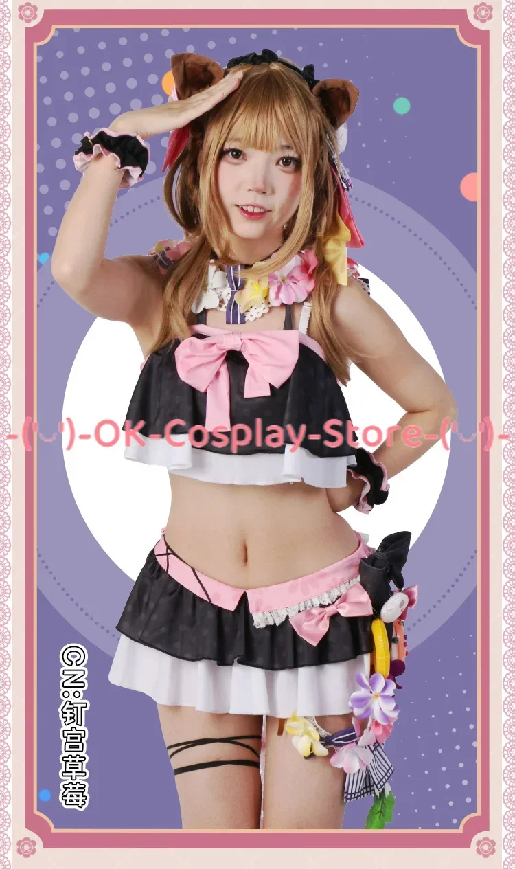 Game Honkai Impact 3 Pardofelis Cosplay Costume Women Sexy Party Suit With Ears Tail Halloween Uniforms Swimwear Custom Made