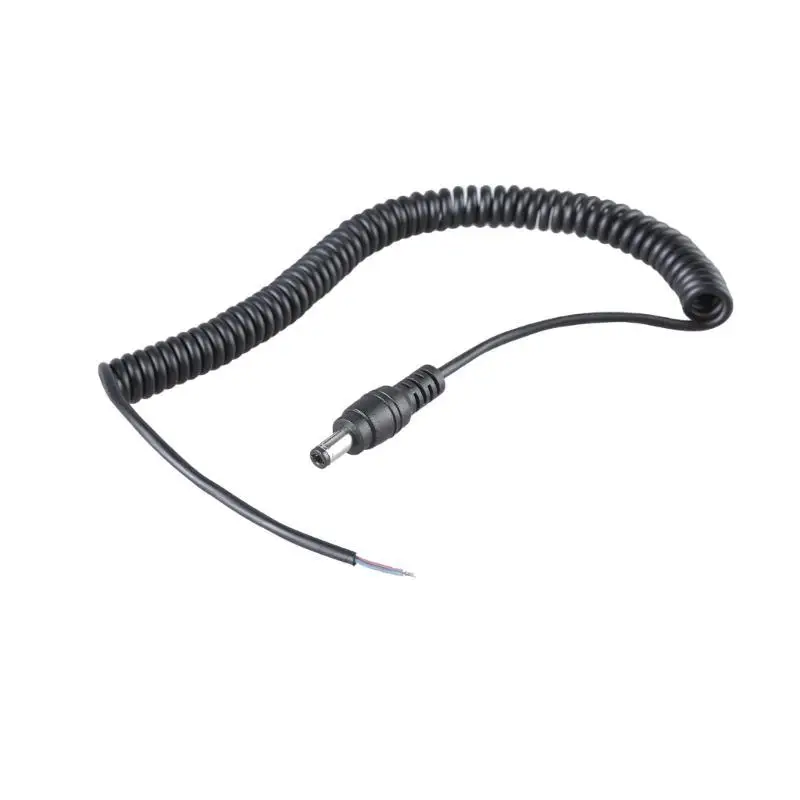 R53C DIY 2Pin End DC5.5x2.5mm Retractable Power Wire Line Compatibility with 5.5x2.1mm Up to 60W for Sound Systems and Fan