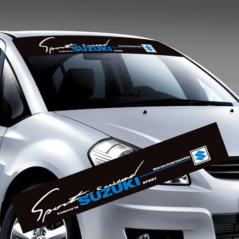

For Suzuki Swift Jimny Vitara S-Cross SX4 Windshield Sticker Sport Style Decal Car Decoration Accessories