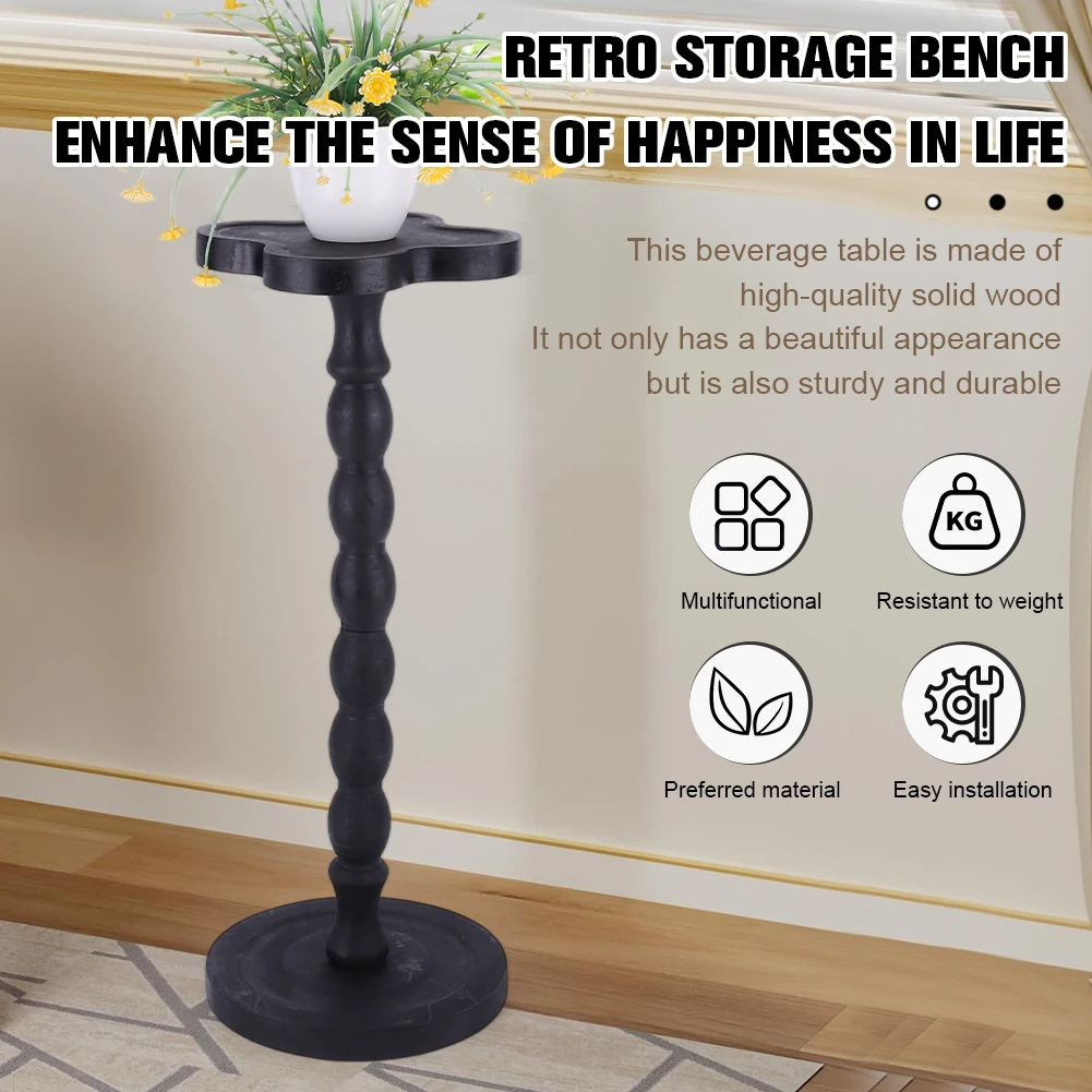 

Side Table Coffee Table Small Compact Tea Table Portable Couch Side Table for Household Coffee Drink Snack Living Room