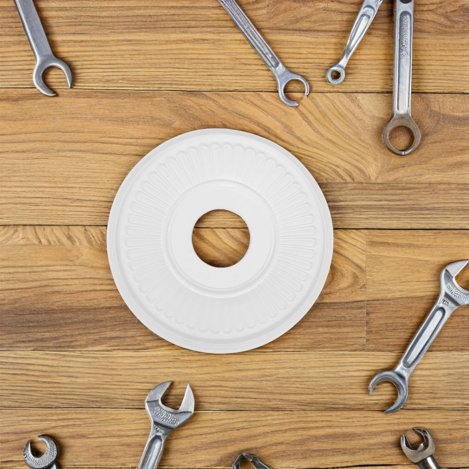 pu天井メダリオン-レトロ装飾プレート-天井ファン照明器具用-リビングルーム-寝室-書斎-ダイニング-ダイニングルーム装飾