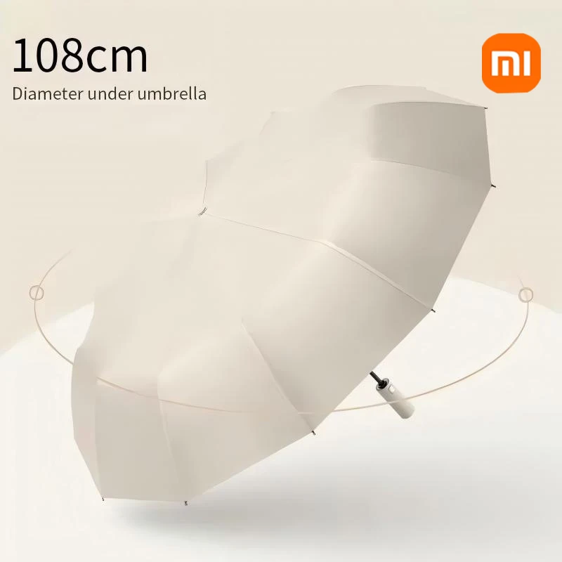 Ombrello pieghevole automatico Xiaomi 24 Bone Ombrello pieghevole di grandi dimensioni per esterni Ombrello completamente automatico antivento UV