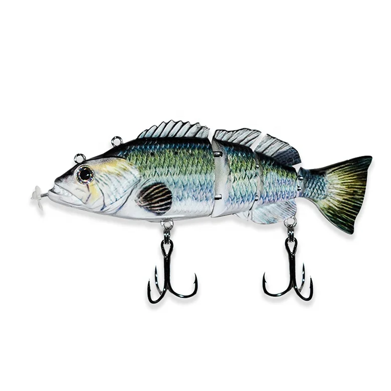 

Robotic Swimming Fishing Electric Lures USB Rechargeable Wobbler Multi Jointed Swimbait Hard Lures Fishing Tackle