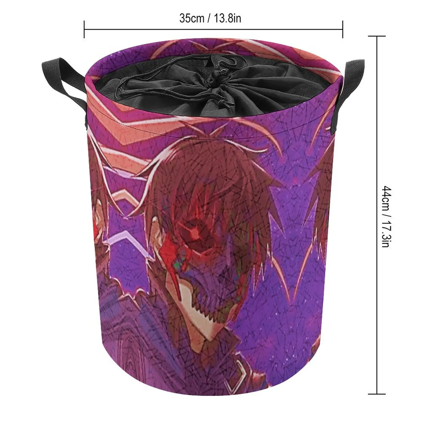 Storage Bins Berserk of Gluttony Fate Fanart Character Large Capacity Funny Laundry Basket Super Soft Portable Stored Toys Livin