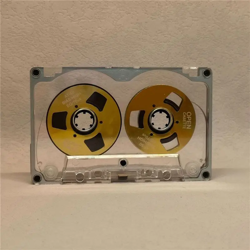 5X 55 Minute Blank Tape Disk Double-Sided Metal Small Open Disk Blank Cassette Tape Tape Disk, E