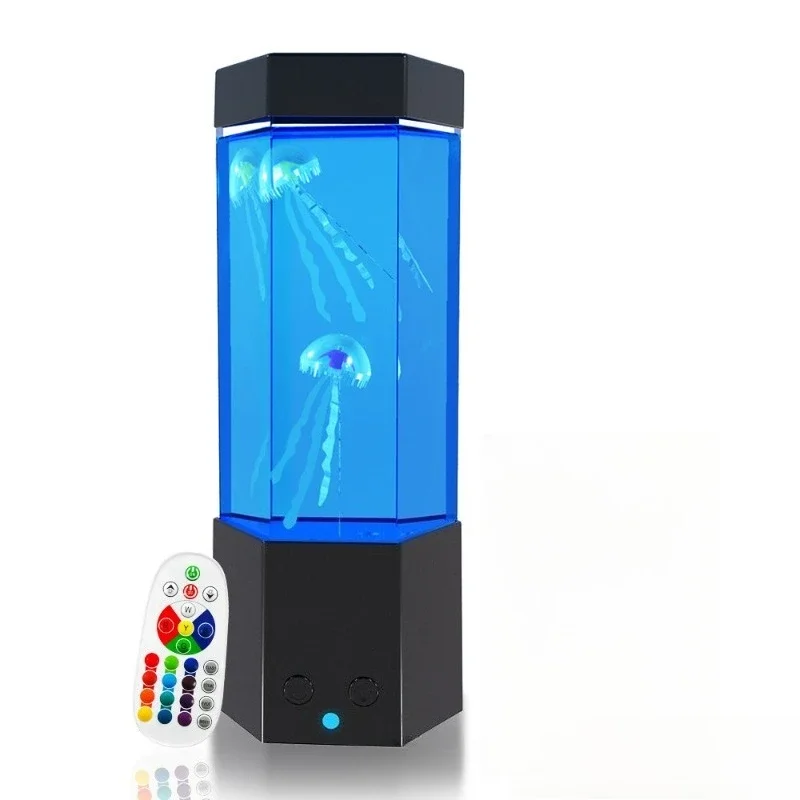 Lámpara Nocturna LED con Forma de Medusa a Control Remoto, Decoración Creativa para Dormitorio Infantil con Cambio de Color, Regalo de Navidad para Niños