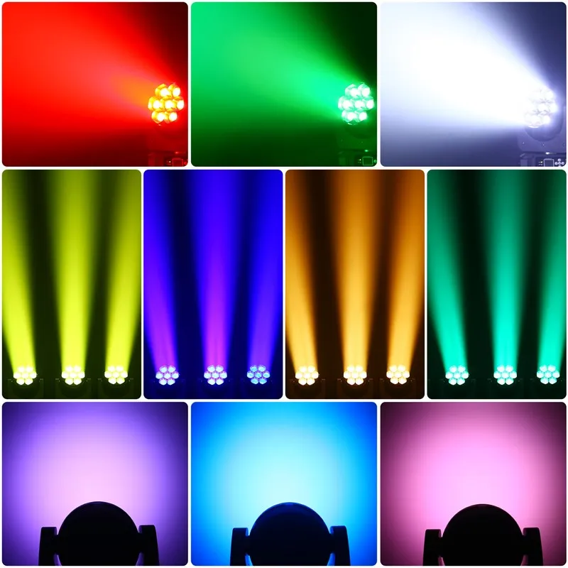 7x40W Big Bee-Eyes LED moving head light Stage effect wash light Disco DJ Party Club Bar dmx512 Stage light Event Show