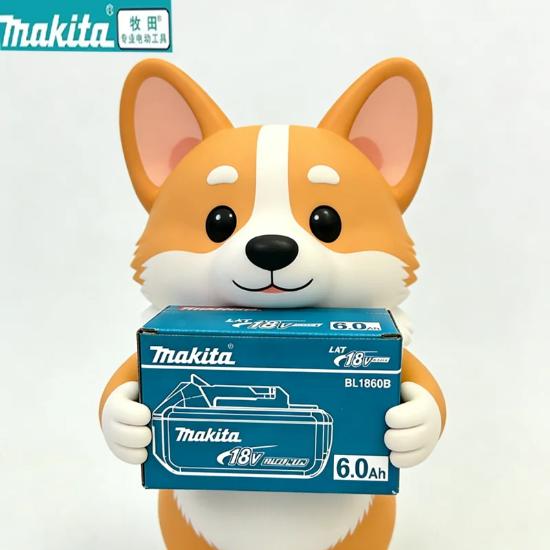 

100% Genuine Makita 6Ah for Makita 18V Battery BL1860B BL1840 BL1830B BL1850B BL1850 BL1860 BL1815 Replacement Lithium Battery