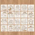 13cmx13cm 20pcs