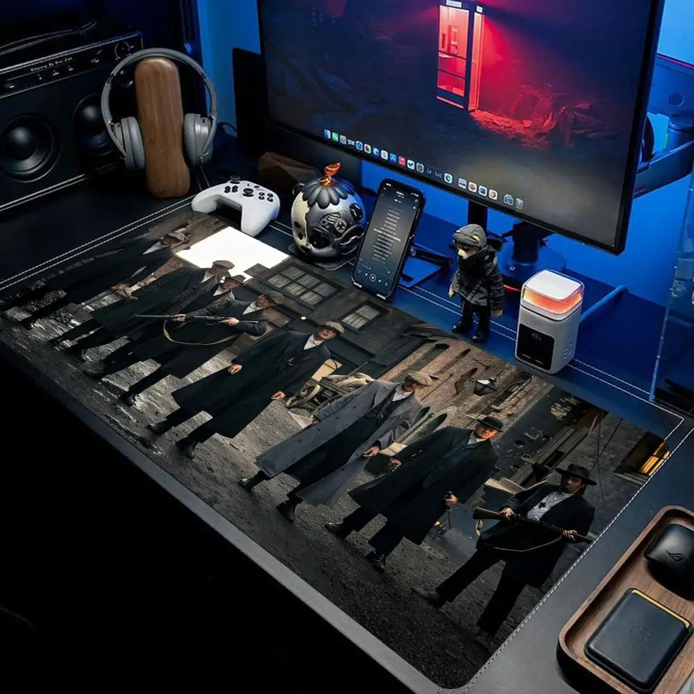 

《Peaky Blinders》Movie Mouse Gamer Pc Gaming Accessories Large Mouse Pad Mausepad Non-slip Mat Deskmat Mousepad XAXC