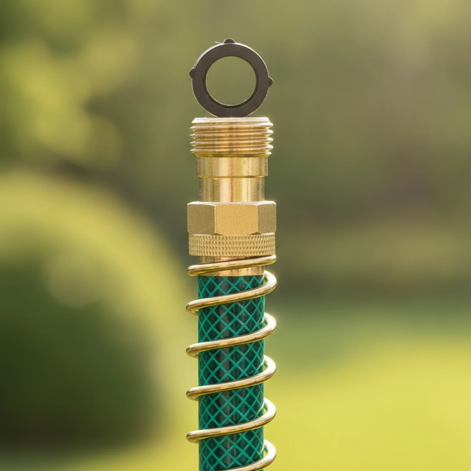4 Pieces Hose Protector with Coil Spring Long-Lasting Hose Extension with Spring Guard Hardware PVC Corrosion Proof