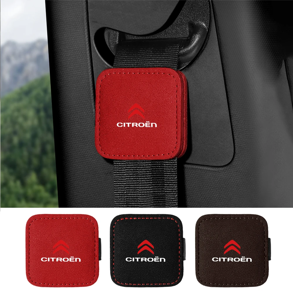 Car Seat Safety Adjustable Auto Stop Buckle Seat Belt Fixed Limiter For Citroen C1 C3 C4 C5 C6 2CV VTS Picasso C4L DS3 DS4 DS