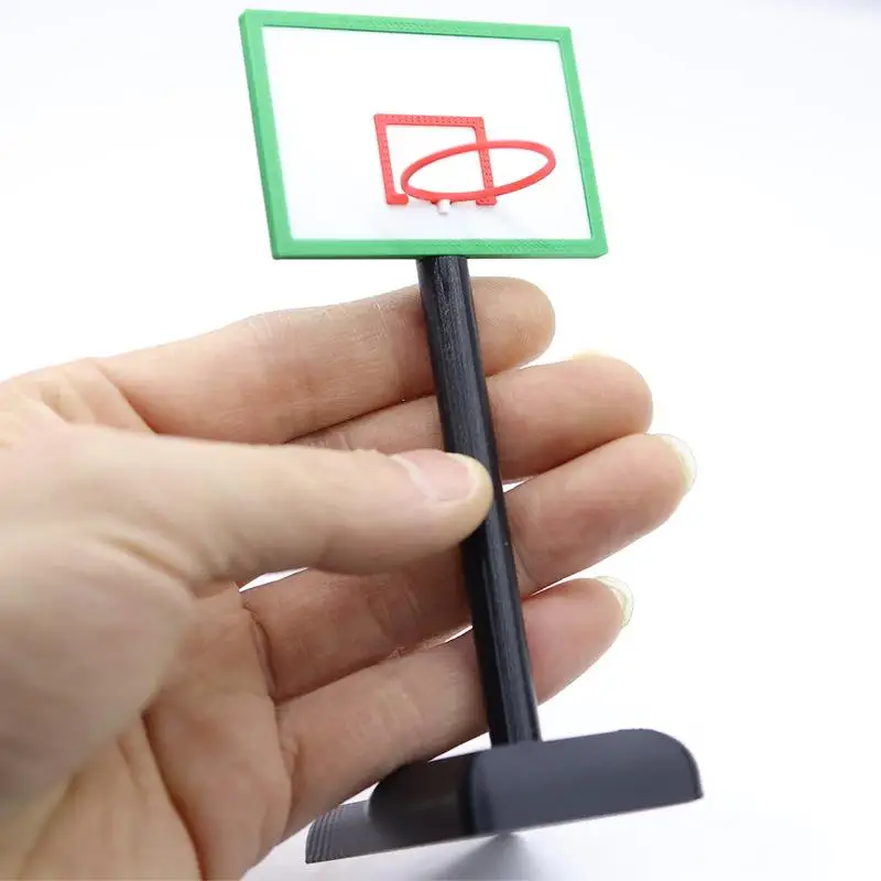 1 Set 1: 12 Dollhouse Basketball Stand Simulation Mini Sports Equipment Model Toy Doll House Scene Accessories