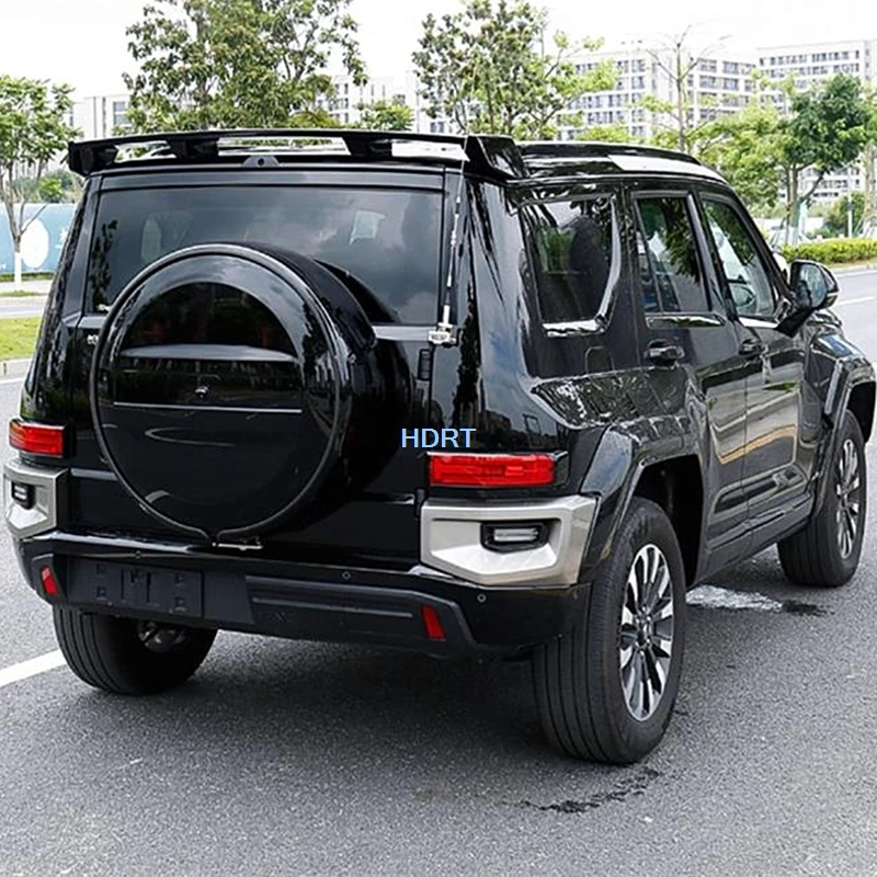 Car Styling Roof Spoiler Cover Fit For Great Wall GWM Tank 700 2024 + Sport Fixed Wind Tail Wing Accessories Exterior Sticker