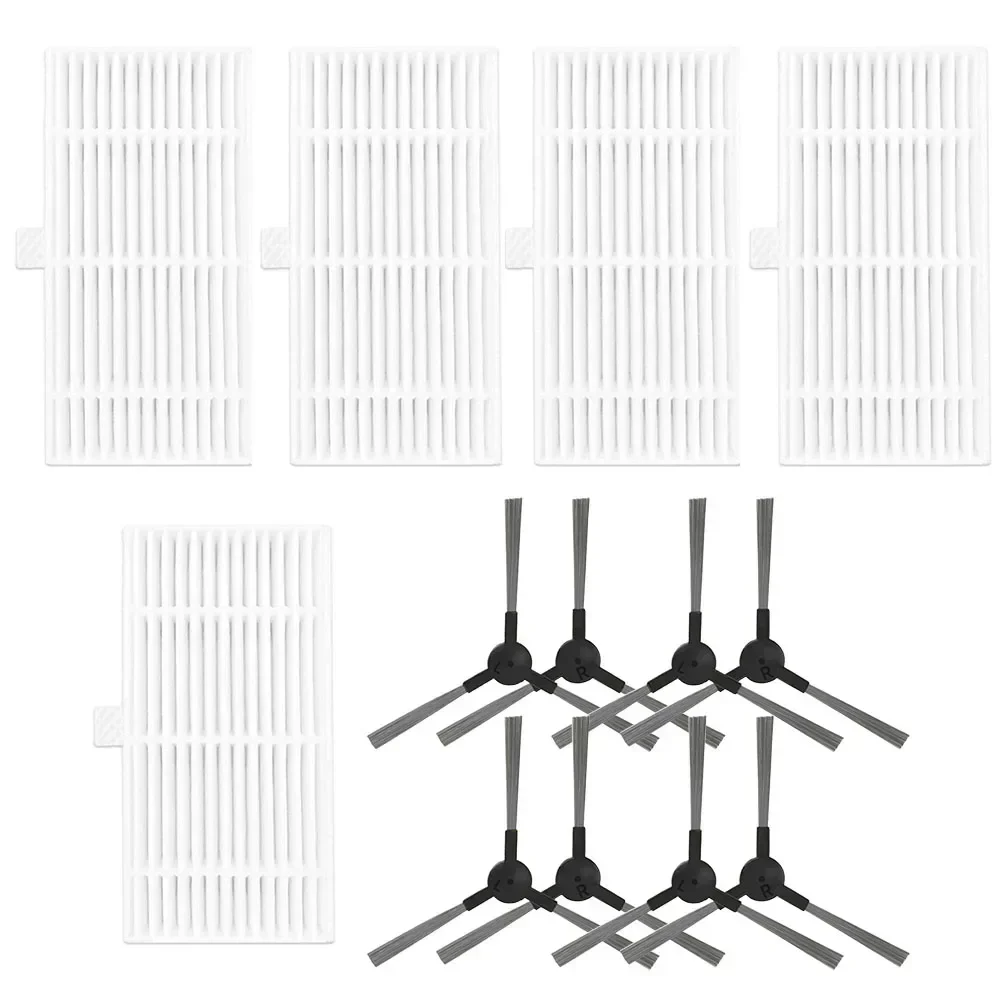 1 Set Side Brush Filter Kits For Cecotec Conga 999 Vacuum Cleaner Sweeping Robot  Accessories Spare Parts For Home