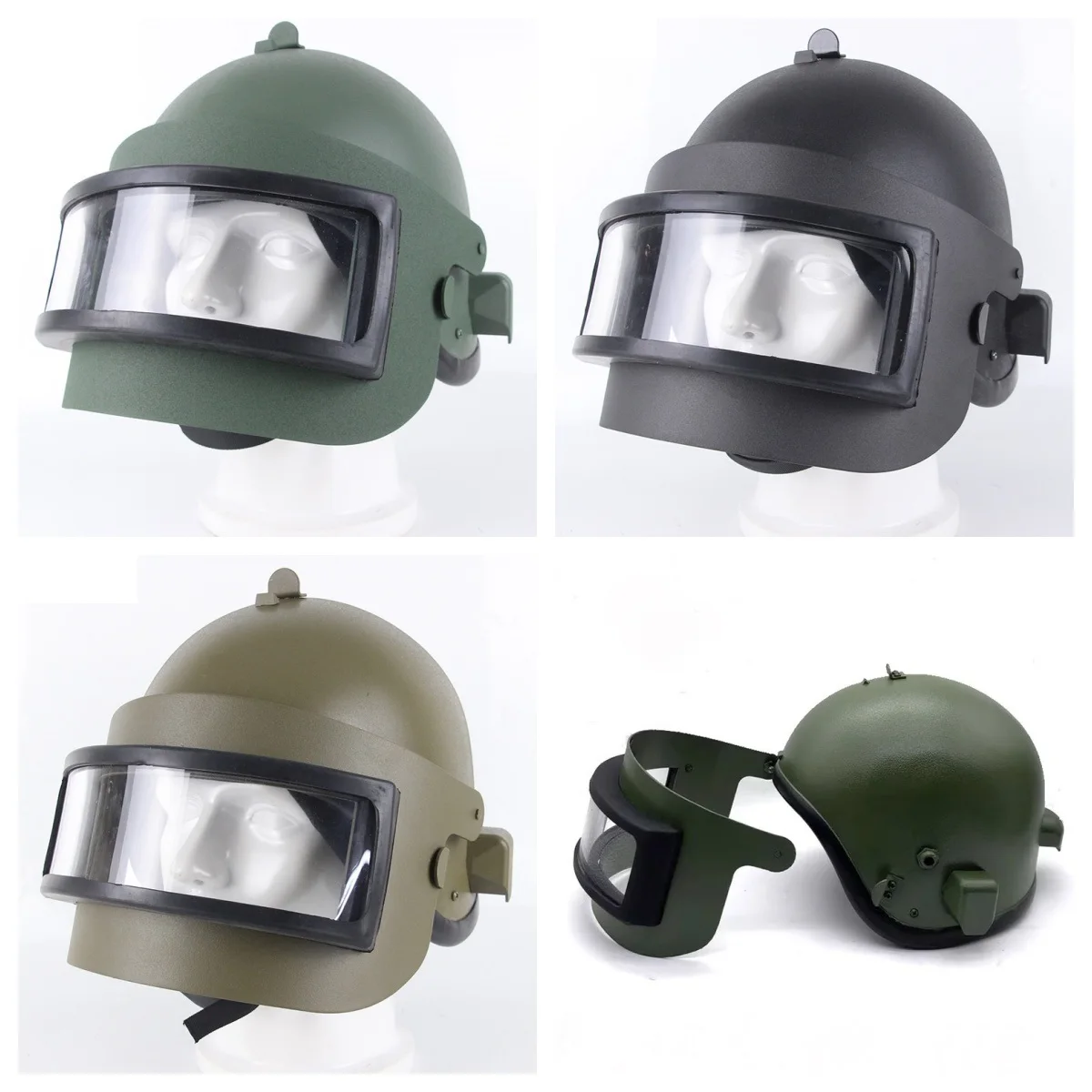 

Outdoor Sport Takov K63 Three-level Strength ABS Tactical Helmet (Russia) Grass Green/Black/ Green