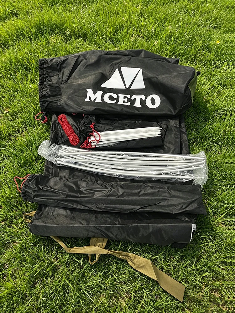 Ultraleichtes Zelt - 1-Personen-Rucksackzelt, Ein-Personen-Mesh-Bivy, Wasserdichter Schlafsack für Rucksackreisen und Camping – Detail 3