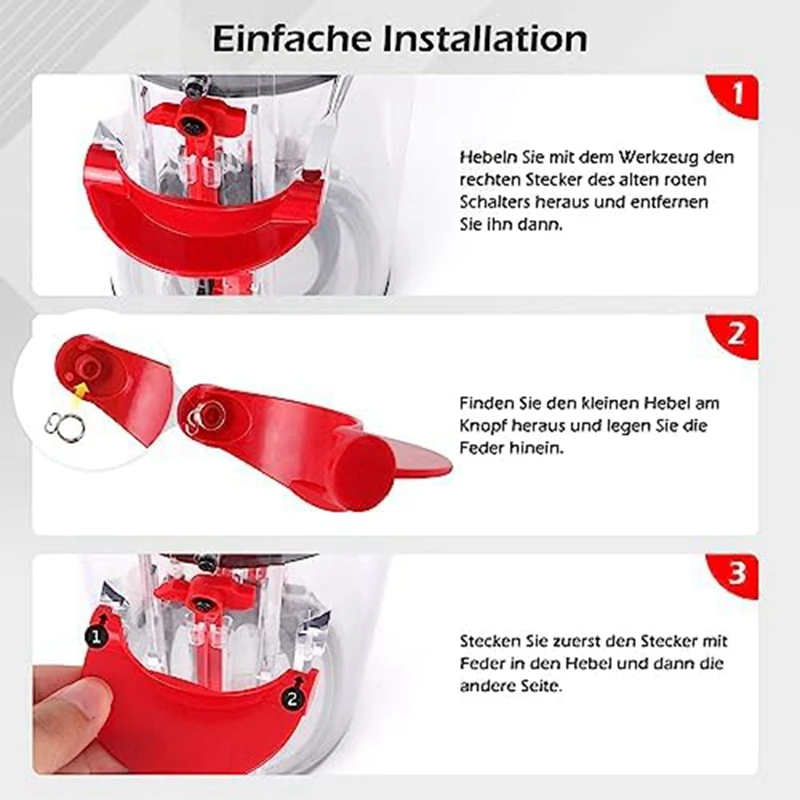 DT19 Upgraded Dust Bin Trigger Switch for Dyson V10 V11 V12 V15 Gen5 Vacuum Release Bin Handle Dirt Cup Opening Part