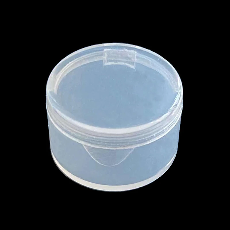 1000pcs Storage Box Transparent Plastic Flip Cover Small Case Pill Jewelry Earrings Dustproof Storage Pack Boxes