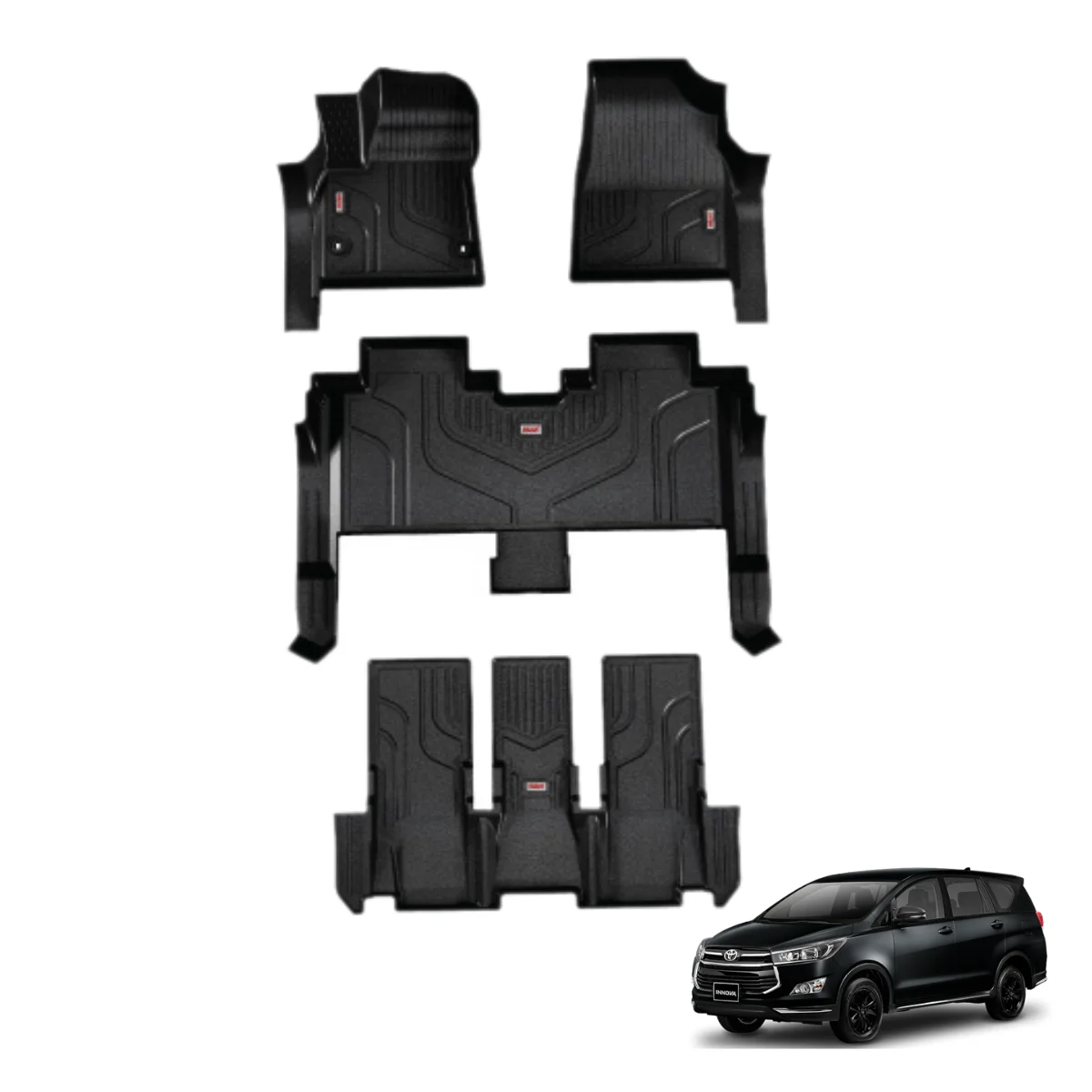 

TPE Car Mats for Toyo ta Innova 23+ All-Weather Non-Slip Vehicle Liner Durable High Quality Interior Protection Made in Vietnam