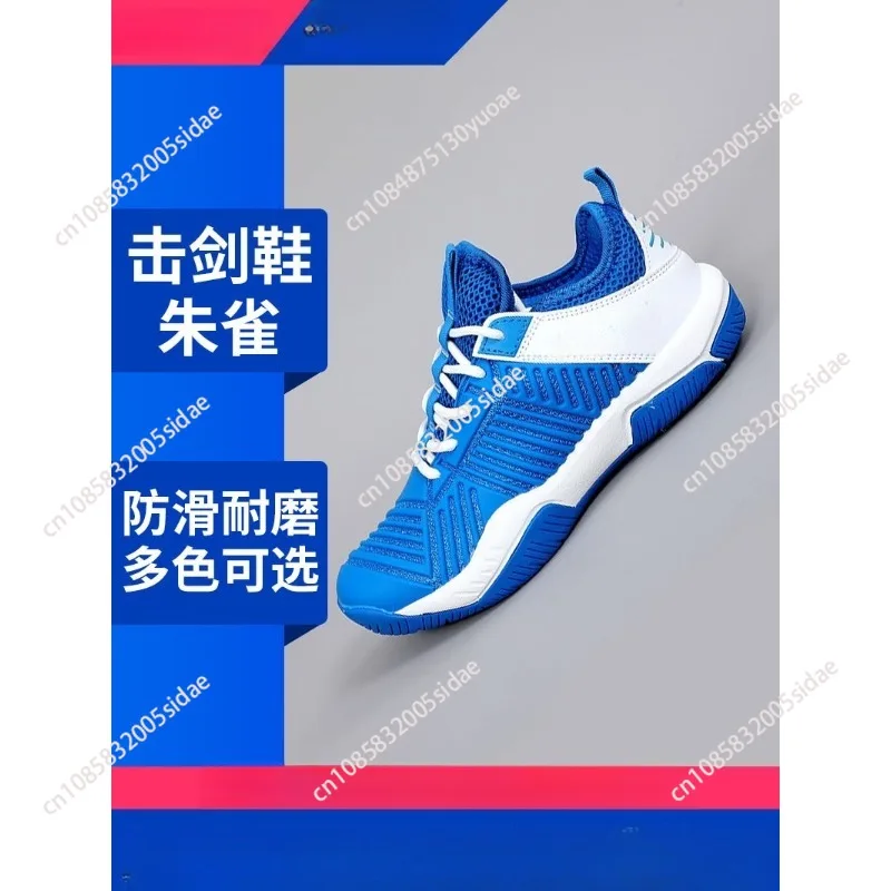 Fencing Shoes for Mens Womens Standard Non Slip Professional Fencing Sneakers Epee Sabre Foil Fencing Gear