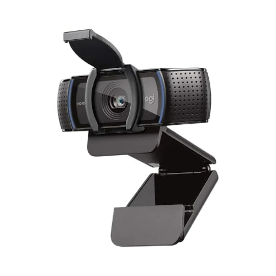 

C920e HD 1080p Mic-Enabled Webcam, Certified for Zoom, Microsoft Teams Compatible, TAA Compliant