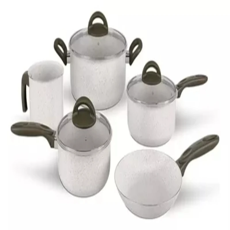 

Ceramic Life Aluminium Cookware 5pcs Vanilla Baking Cookware and Fryers