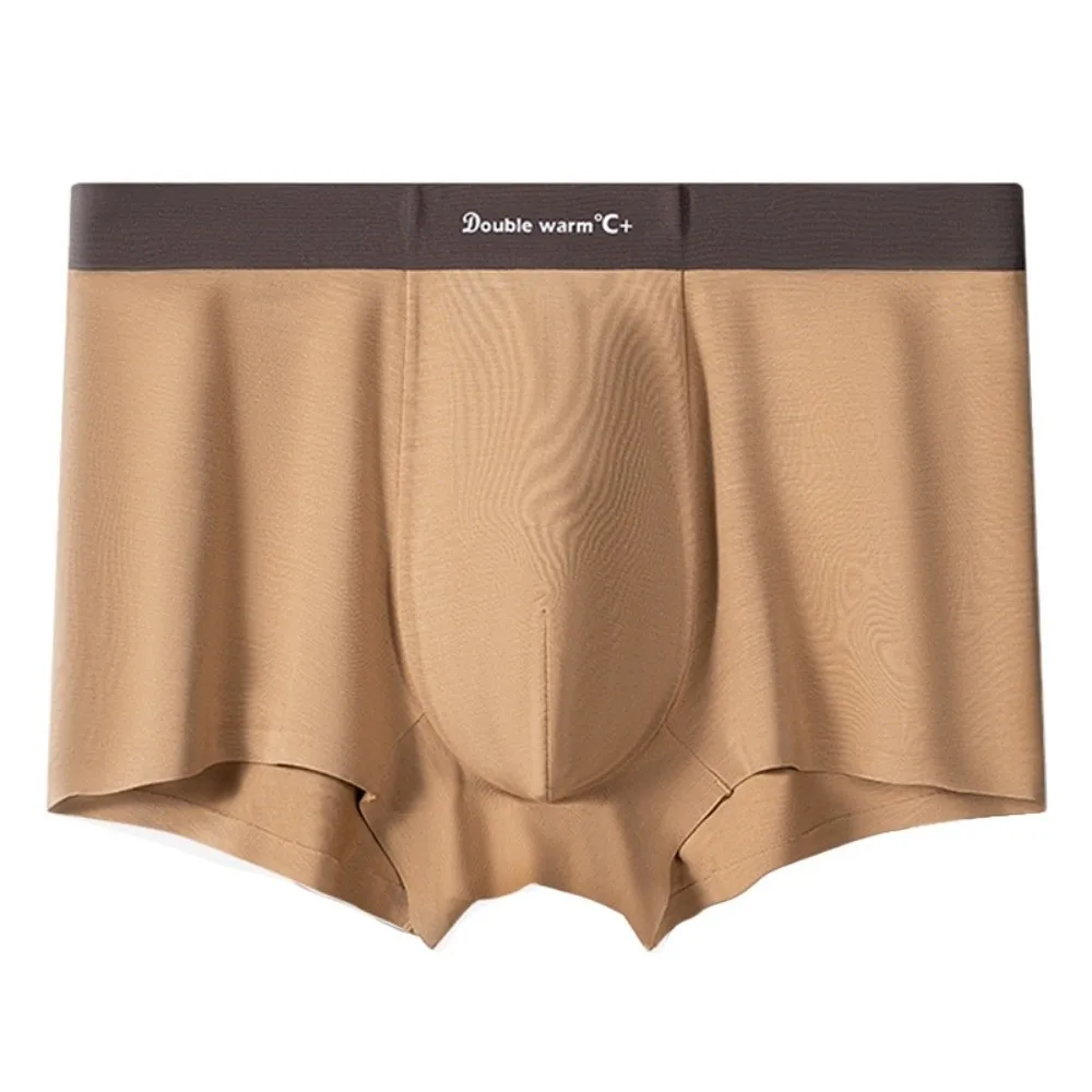 

Plus Size L-3XL Man Boxer Briefs Cotton Crotch Seamless Seamless Panties Boxers Underpants Mid Waist Underwear for Men Male