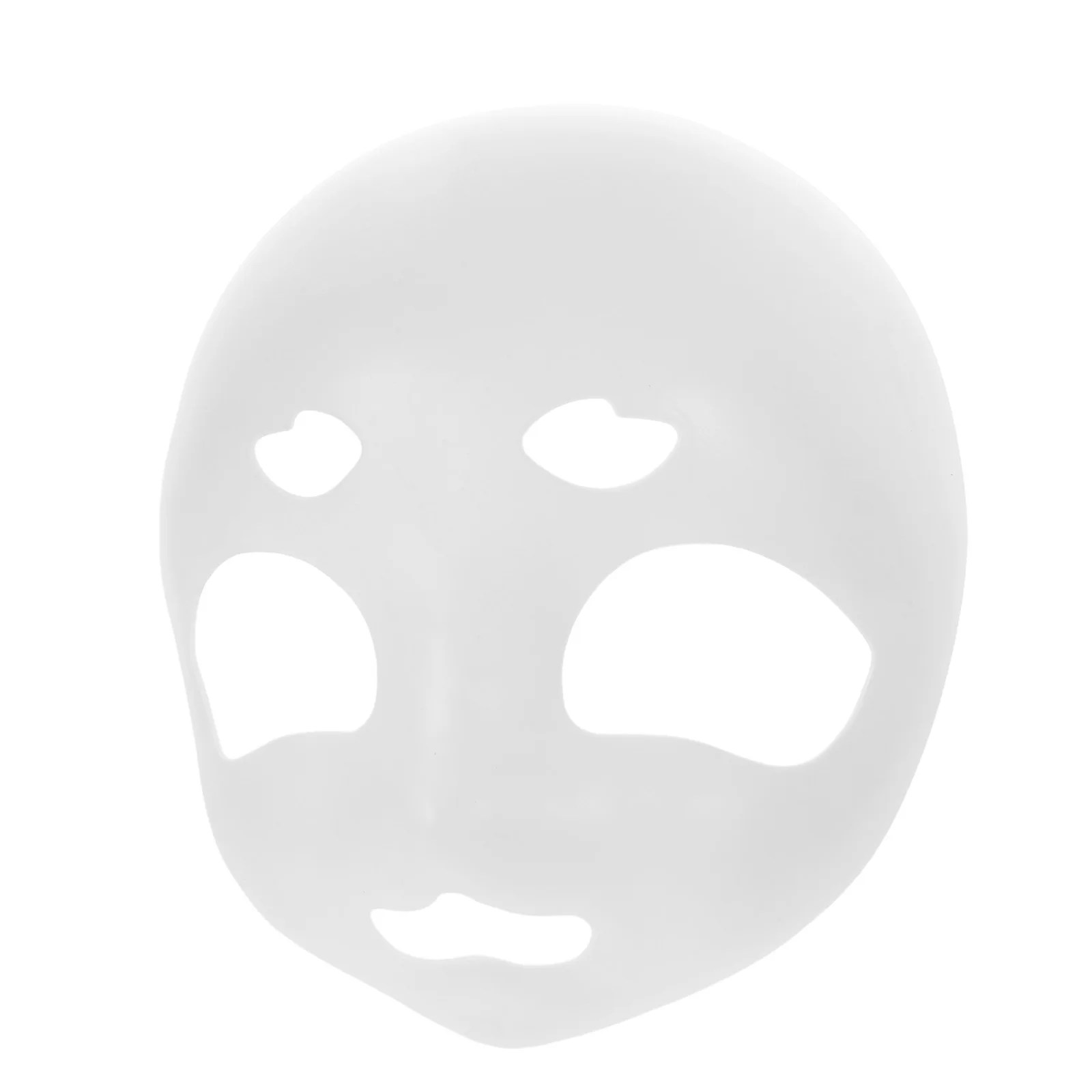 

White Plastic Blank Fursuit Head Base Mask Unpainted Animal Costume Accessory DIY Halloween Masquerade Party Cosplay Mask