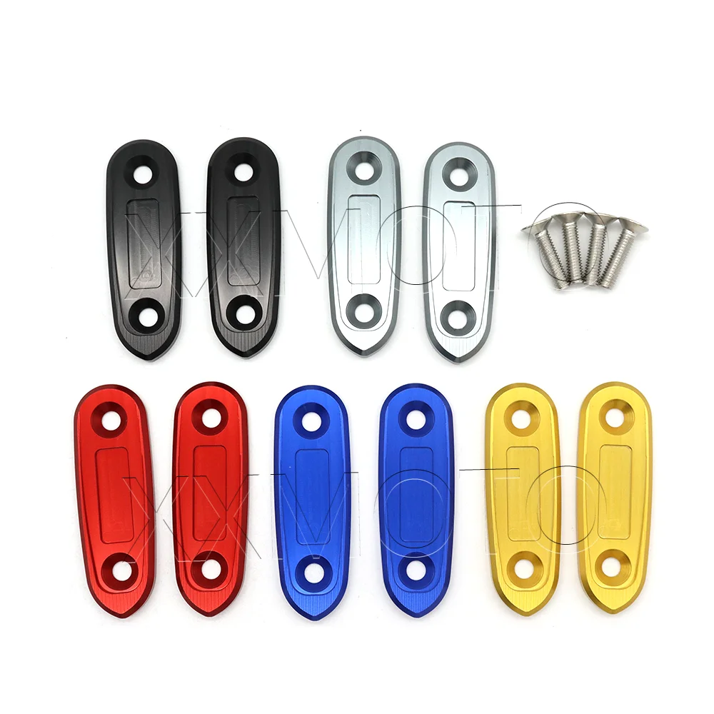For YAMAHA YZFR3 YZFR15 V3 V4 YZF-R3 YZF R3 R15 Motorcycle Mirror Cover Rear Mirror Hole Cover Rearview Eliminators Cap ﻿