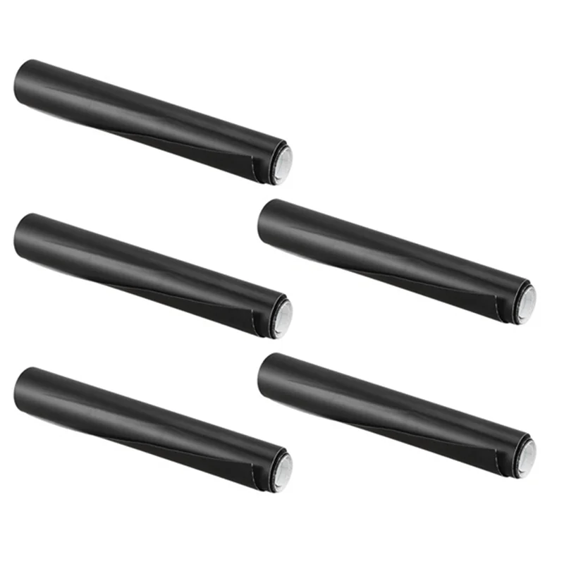 

Новое поступление, 5 шт., 12X60 дюймов, матовая черная виниловая пленка, наклейка «сделай сам» для автомобиля