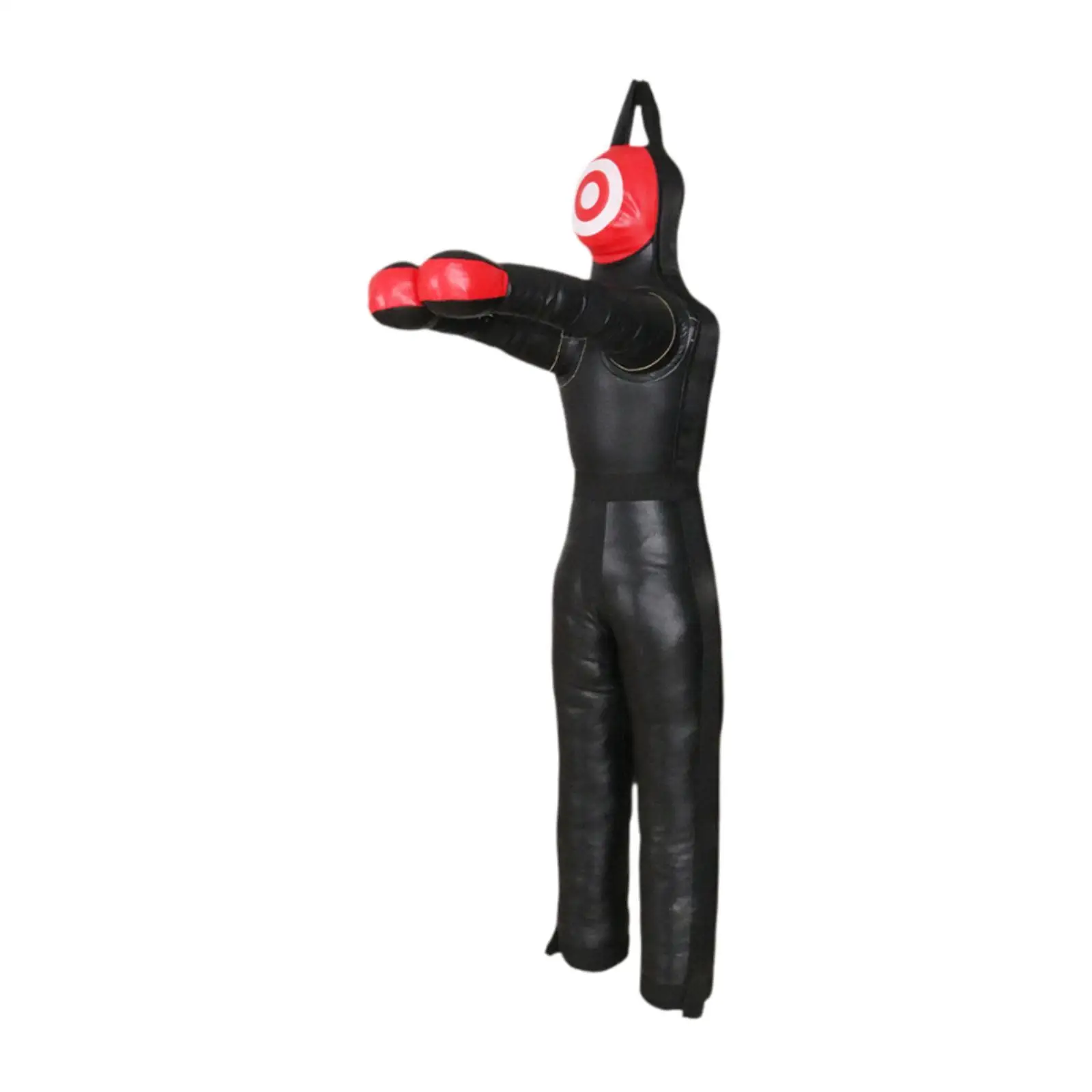 Boxers Wrestling Dummy PU Leather Practice Mannequin Unfilled Throwing Bag for Karate Judo MMA