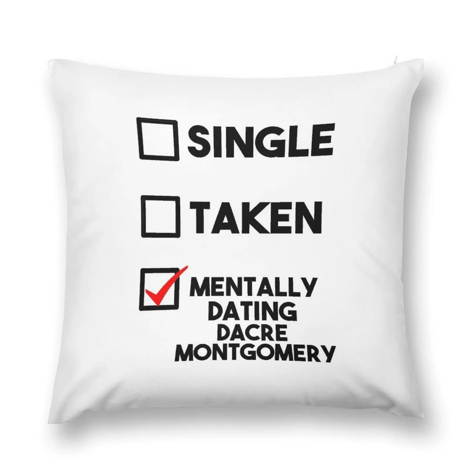 Mentally Dating Dacre Montgomery Throw Pillow Couch Cushions luxury home accessories pillow