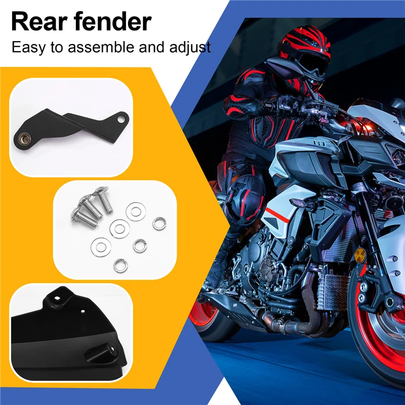 

AB56-Motorcycle Huggers Mudguard For YAMAHA MT-10 MT10 MT 10 SP 2016-2024 Accessories Rear Fender Extensions Splash Cover