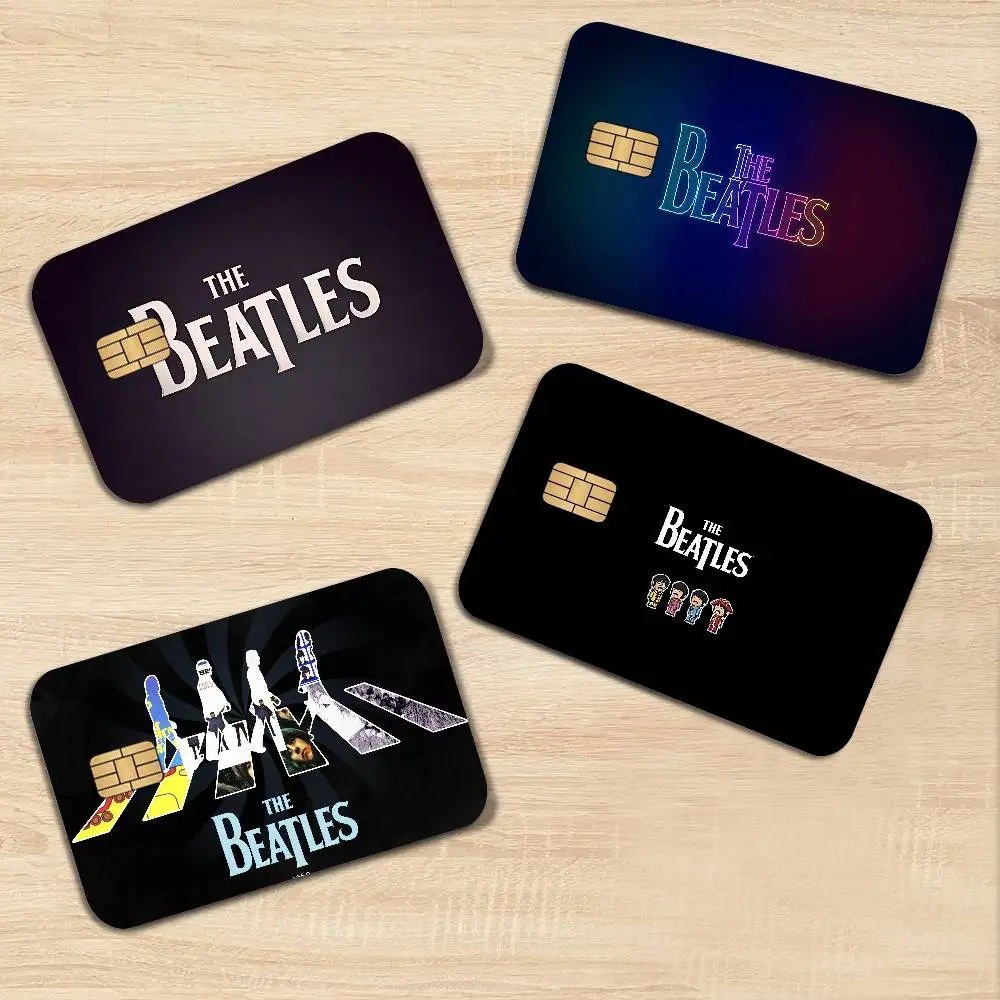 T-The-B-Beatles Rock Band Anmie Sticker Film Skin Cover for Credit Card Debit Bank Card Front