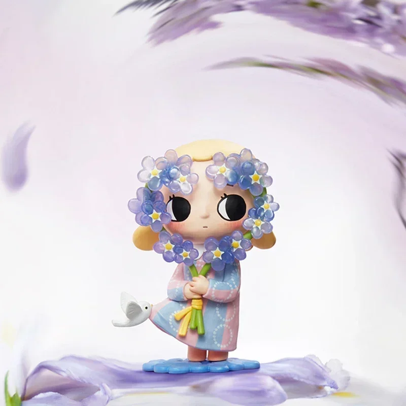 本物のPOPMART Nyota四季シリーズかわいいフィギュアブラインド