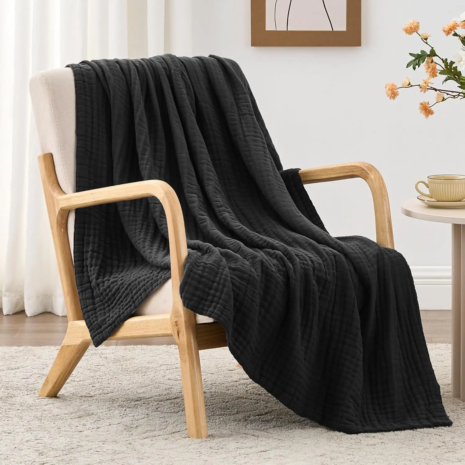 A-class Children's Pure Cotton Gauze Cover Blanket Suitable for Babies Breathable Soft Air-conditioned Summer Cool Blanket.