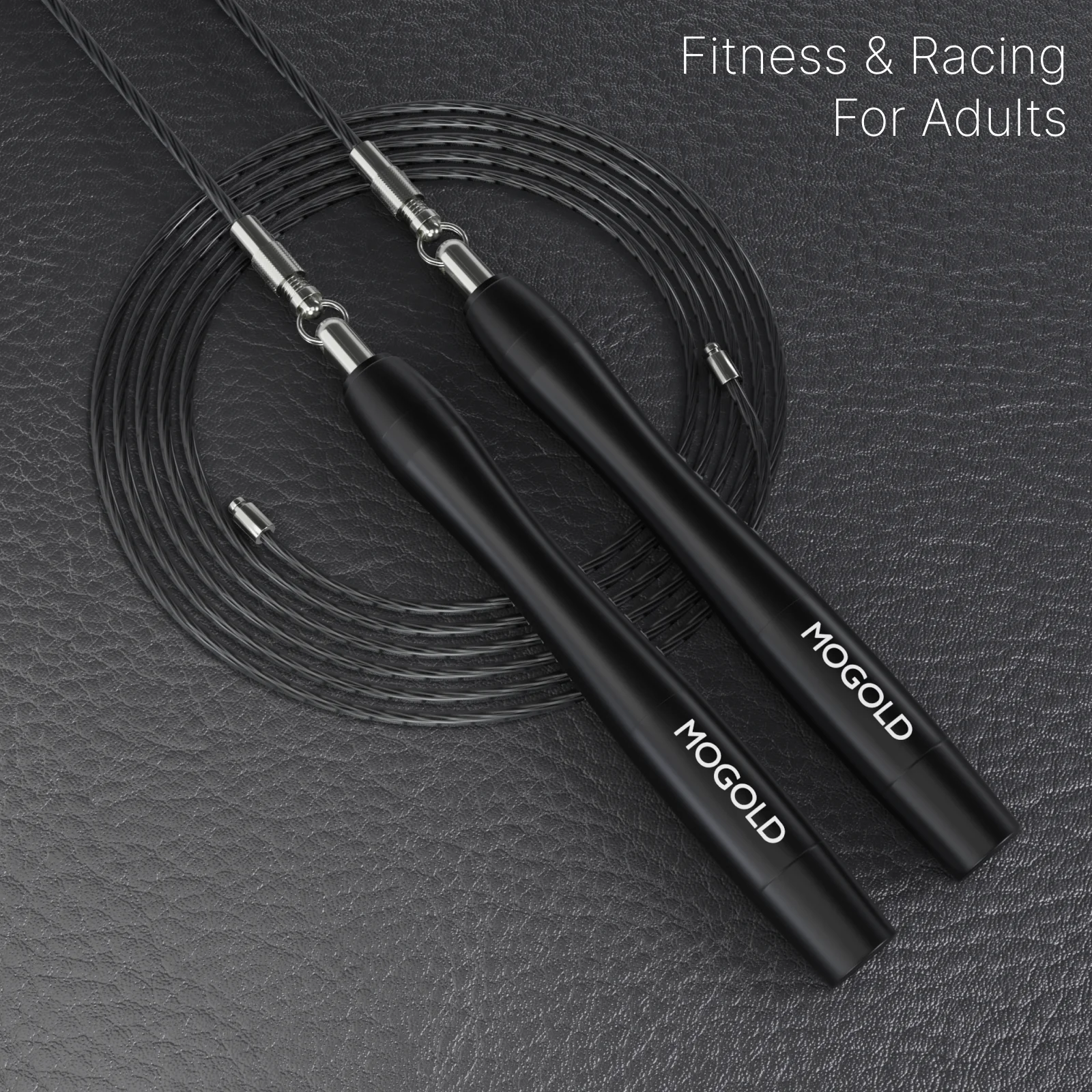 Cuerda para saltar de doble cuerda, especial para deportes de ejercicio, cuerda de alambre ponderada, equipo de entrenamiento aeróbico corporal, adecuado para adultos