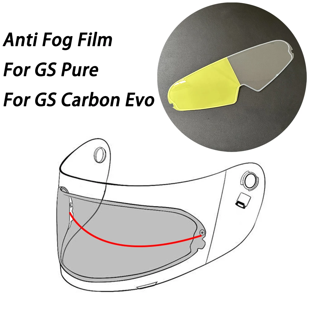 

Anti Fog Film Fit For BMW GS Pure & GS Carbon Evo Visor Protector Antivaho Helmet Accessories Film Antibruma Clear Vision