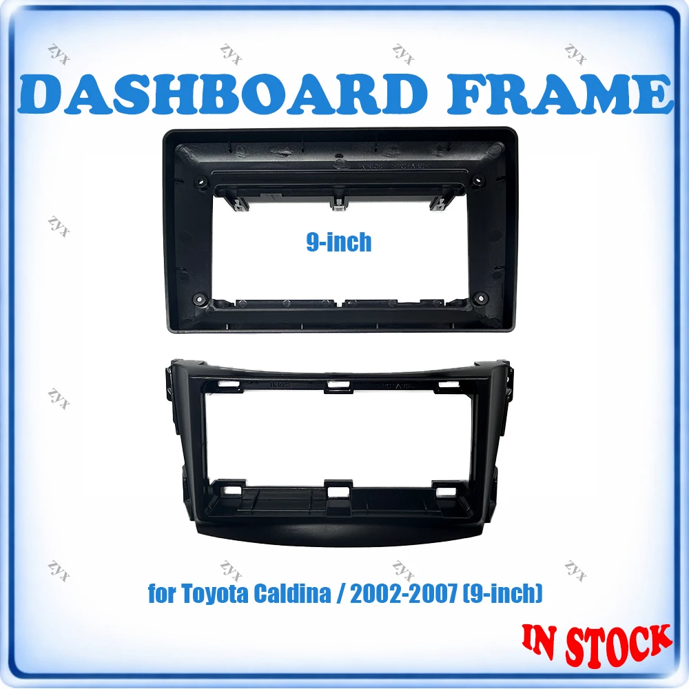 

Car Radio Fascia Frame For Toyota Caldina 2002-2007 9 inch Wiring Harness Power Cable Car Accessories Plug & Play