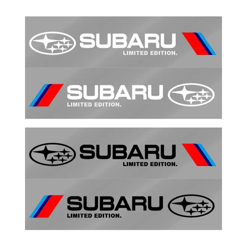 2 قطعة باب السيارة عاكس الجانب ملصق الجسم الرسومات ملصق حائط من الفينيل لسوبارو فورستر Xv امبريزا Wrx Sti 2010 Outback Legacy #3