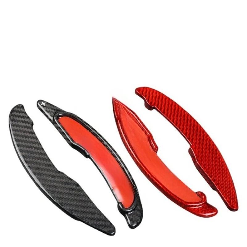 

Suitable for Mitsubishi Outlander EVO Yige Jinxuan car steering wheel shift dry carbon fiber back mount