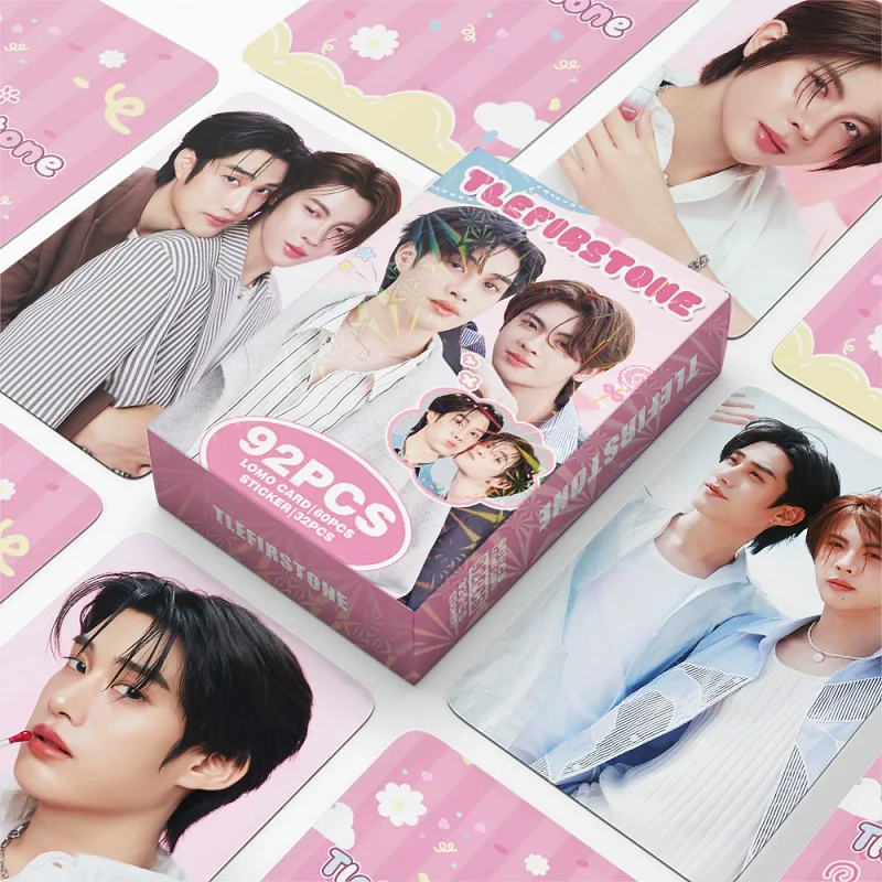 

Набор из 92 фотокарточек TLE FIRSTONE Thai Celebrity LOMO с мини-наклейками - HD-фотокарточки со знаменитостями, коллекционный подарок для фанатов